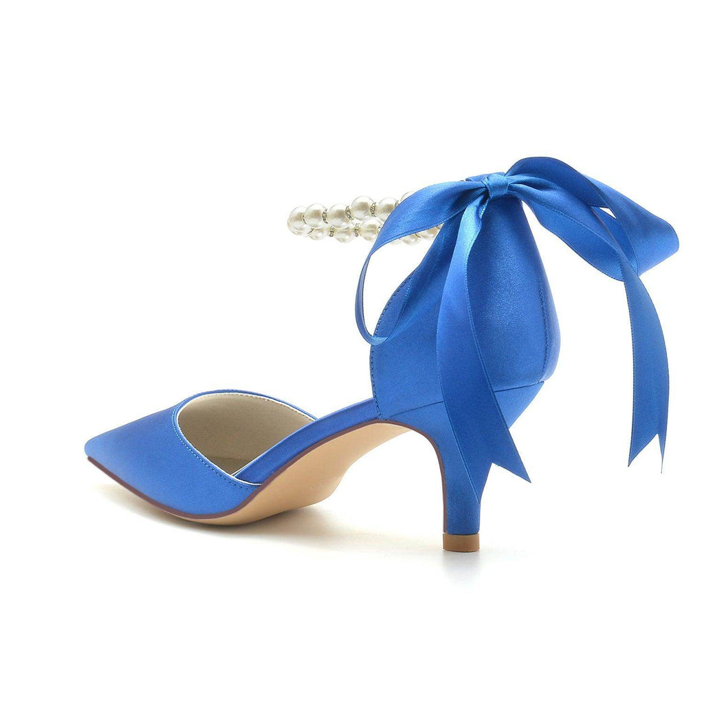 Stiletto Heel 6cm Silk-Like Shoes CK0204