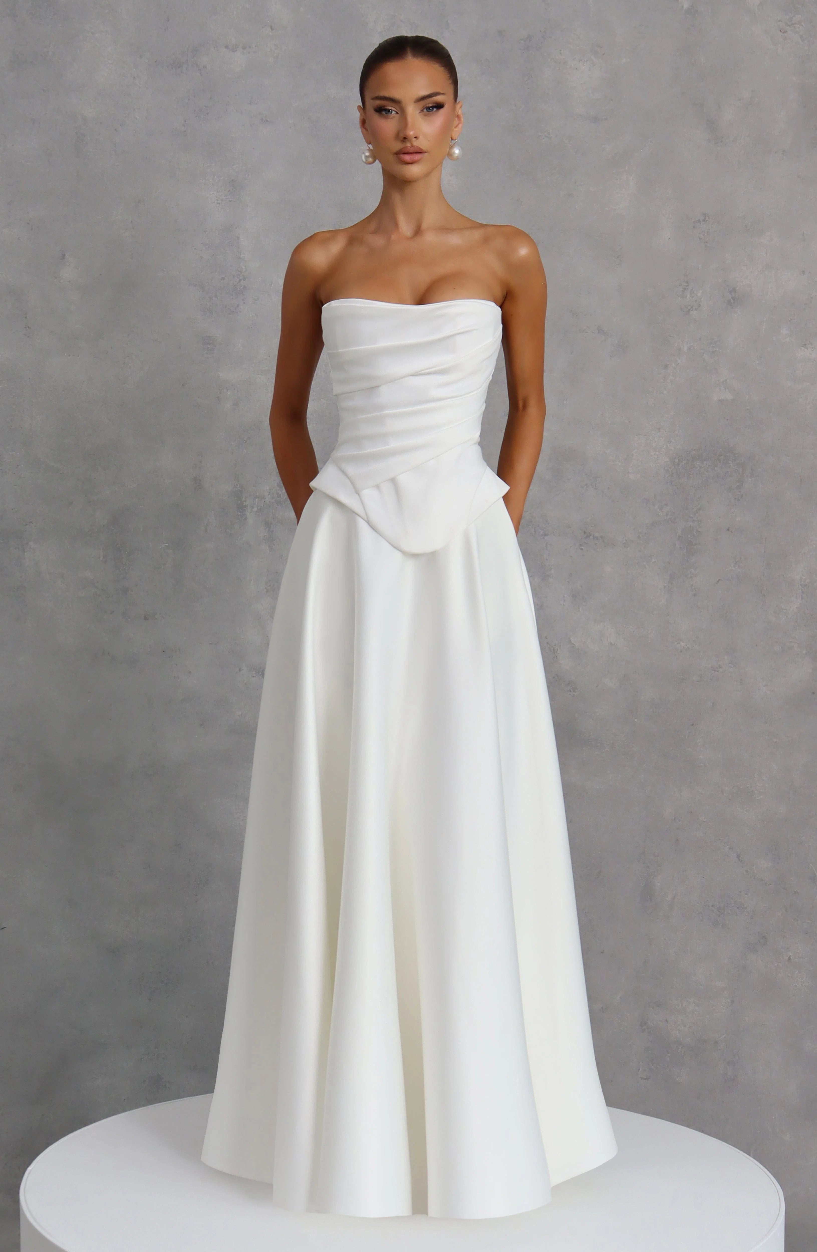 Mira Maxi Skirt - Ivory