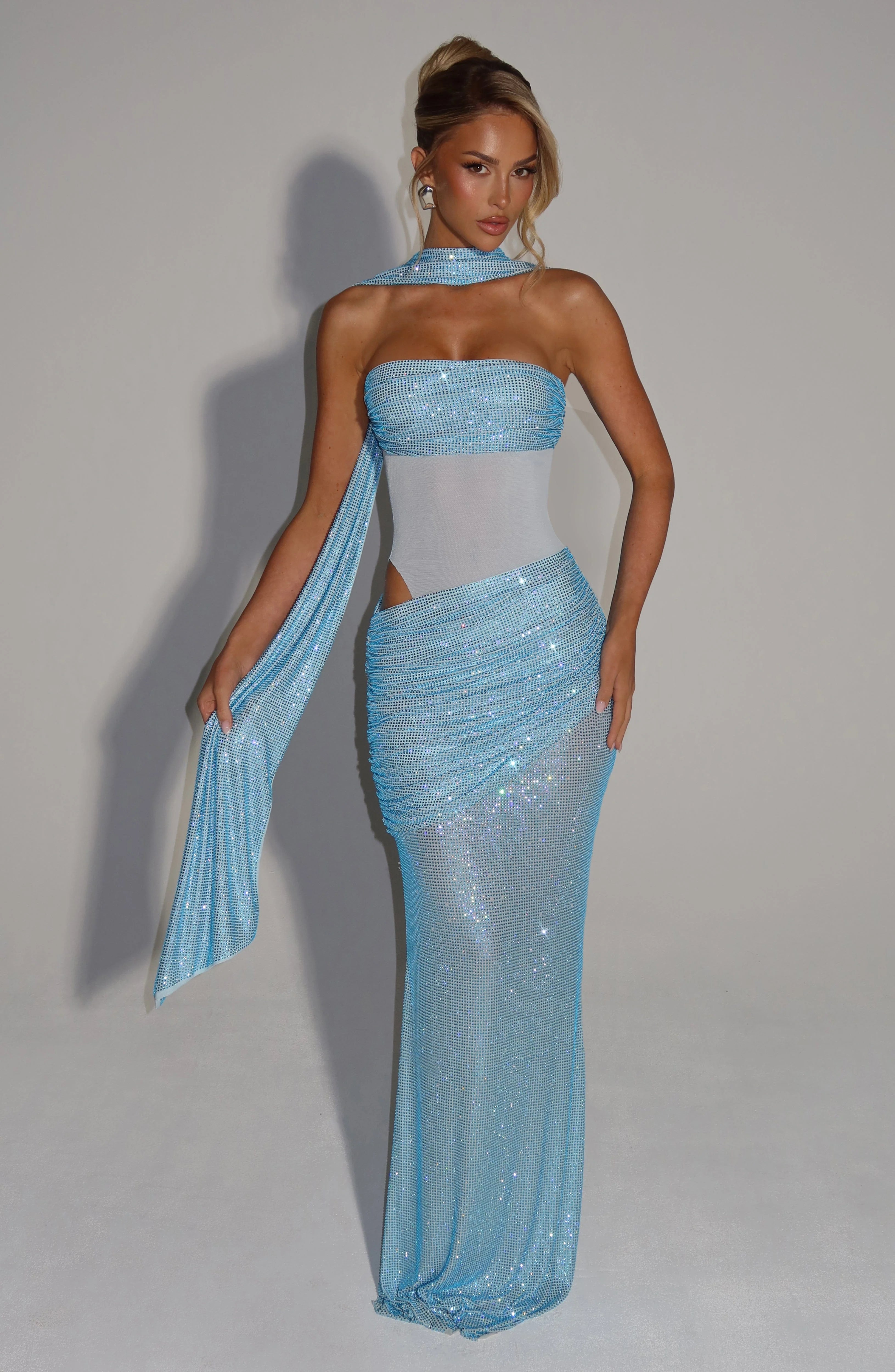 Kailani Maxi Dress - Aqua