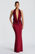 Ira Maxi Skirt - Burgundy
