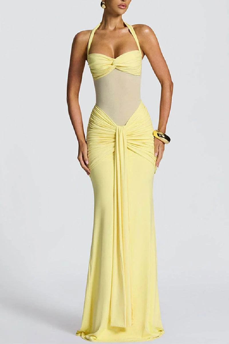 Trumpet-Mermaid Maxi Polyester Semi-Formal Dresses 949331507745
