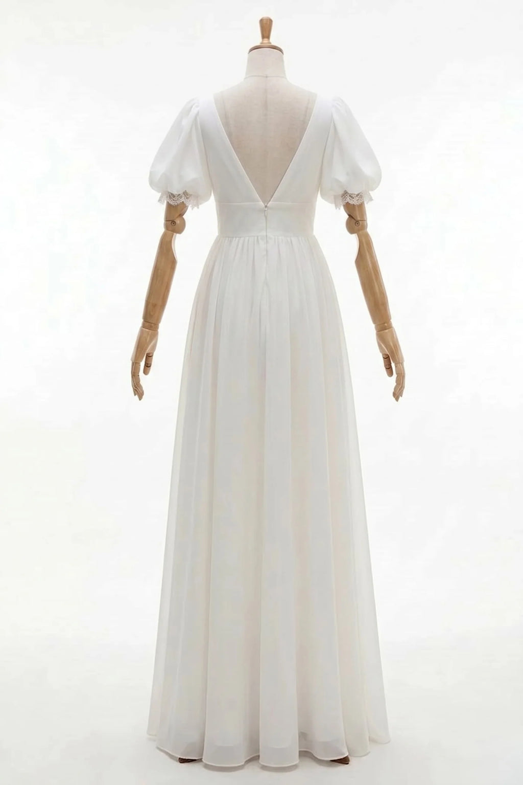Sheath Floor Length Elastic Cloth Wedding Dress CW2676