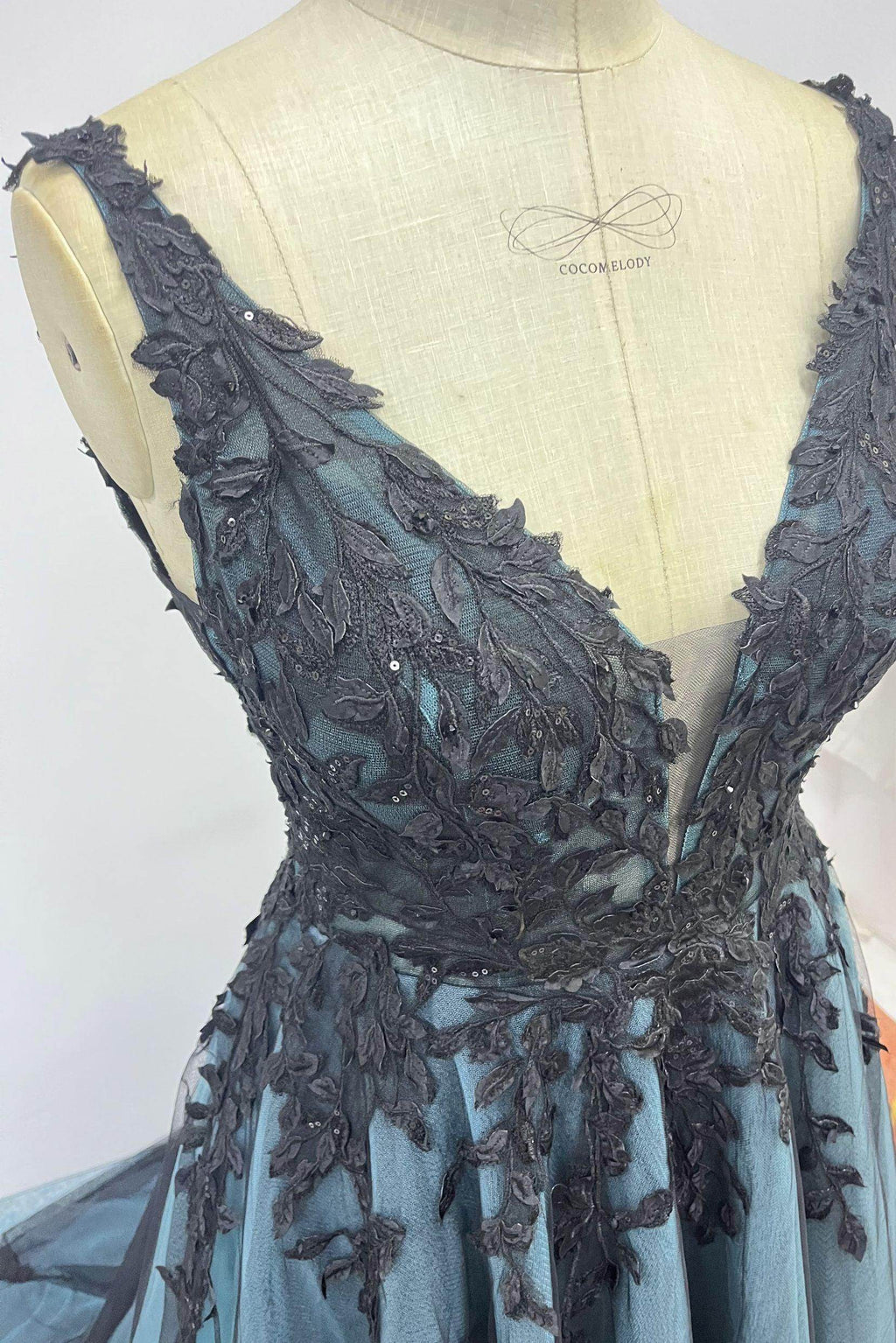 A-Line Court Train Mikado Wedding Dress CW3222