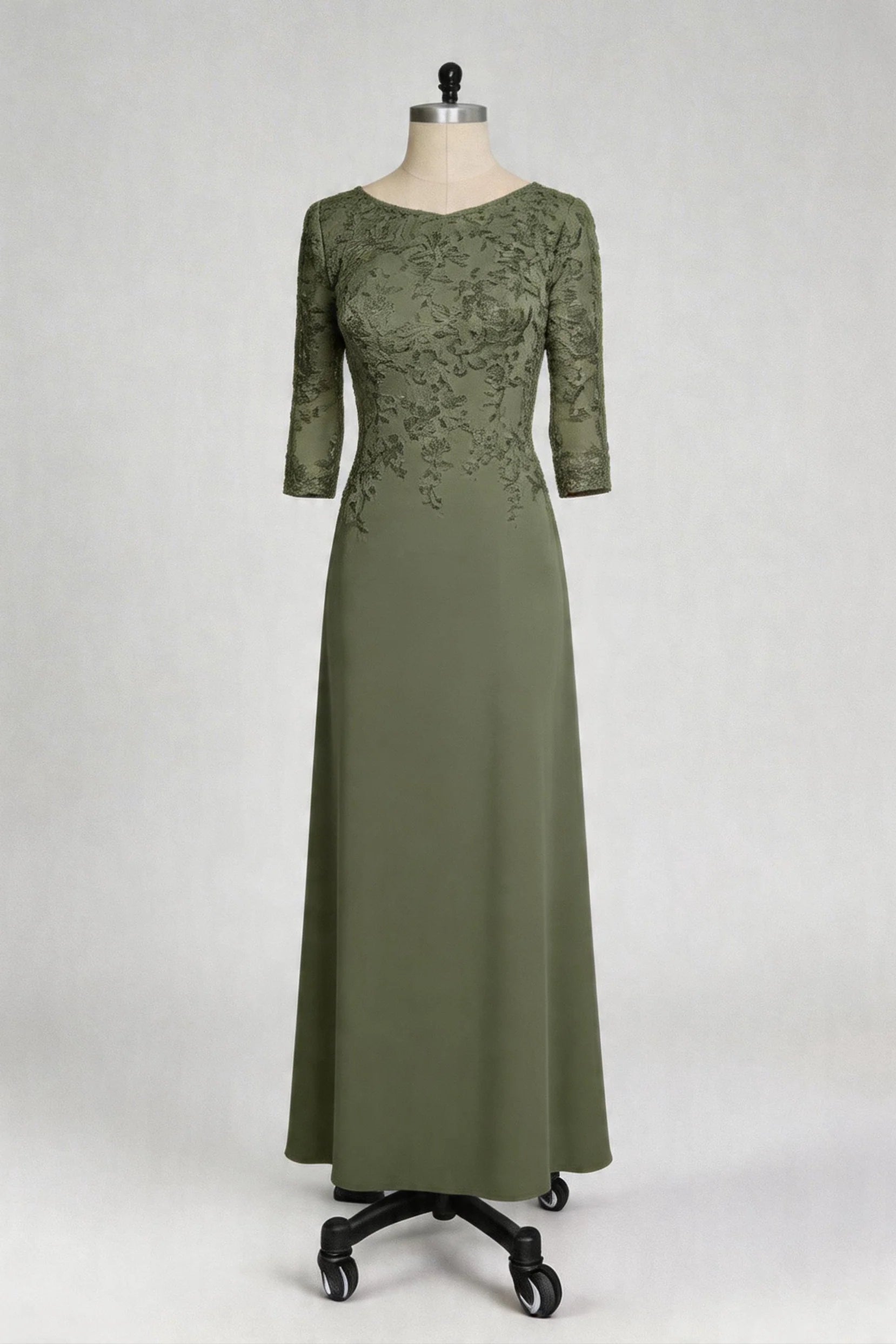 A-Line Maxi Chiffon Mother Of The Bride Dress CM0313