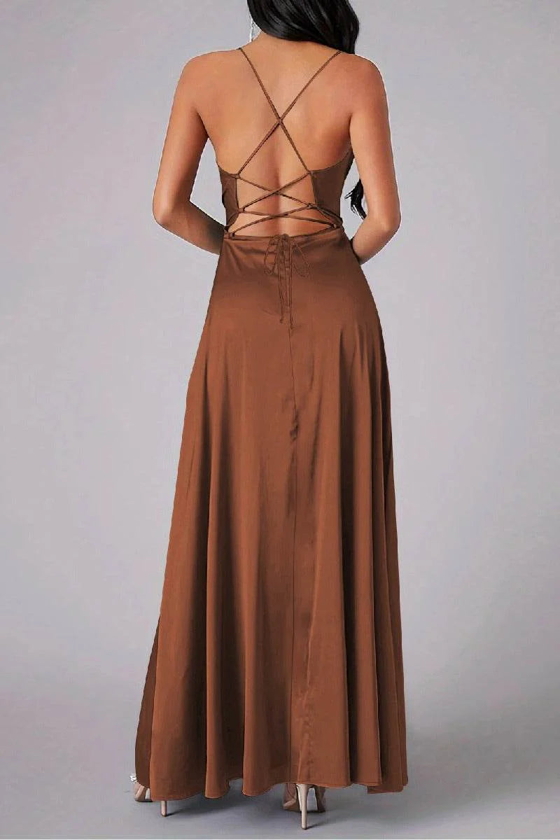 A-line Maxi Stretch Formal Evening Dresses 865729646697