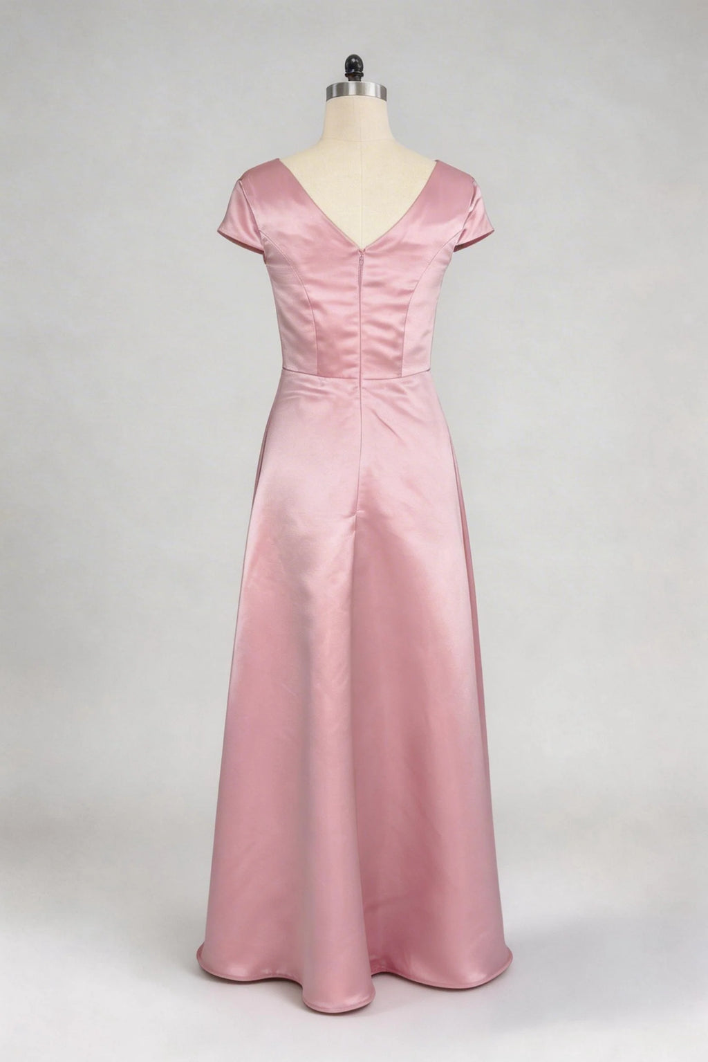 Trumpet-Mermaid Maxi Satin Mother of the Bride Dresses CM0382