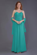 Sheath-Column Floor Length Chiffon Bridesmaid Dress PR3544