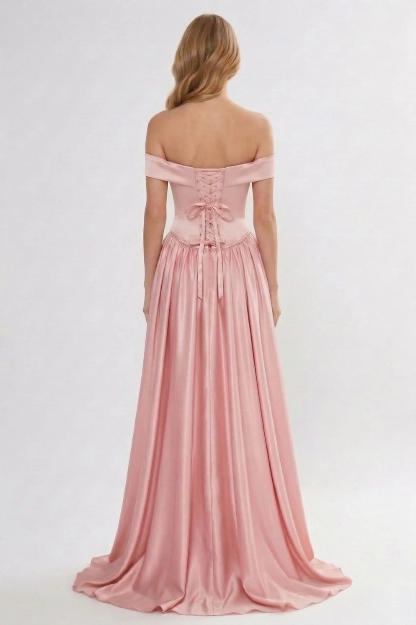A-Line Floor Length Soft Satin Bridesmaid Dress CG0312BM