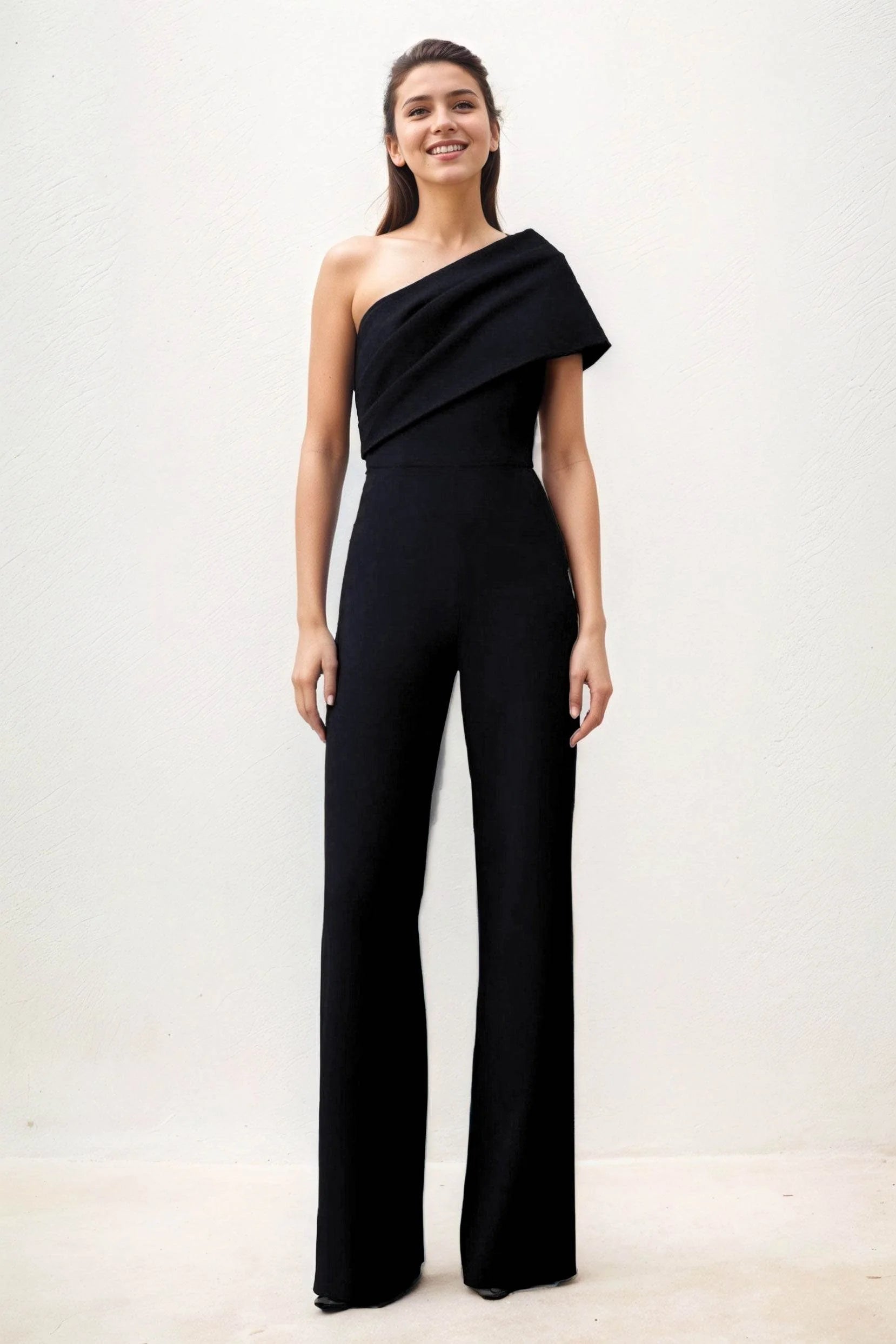 Jumpsuit Maxi Elastic Cloth Wedding Guest Dress CG0277