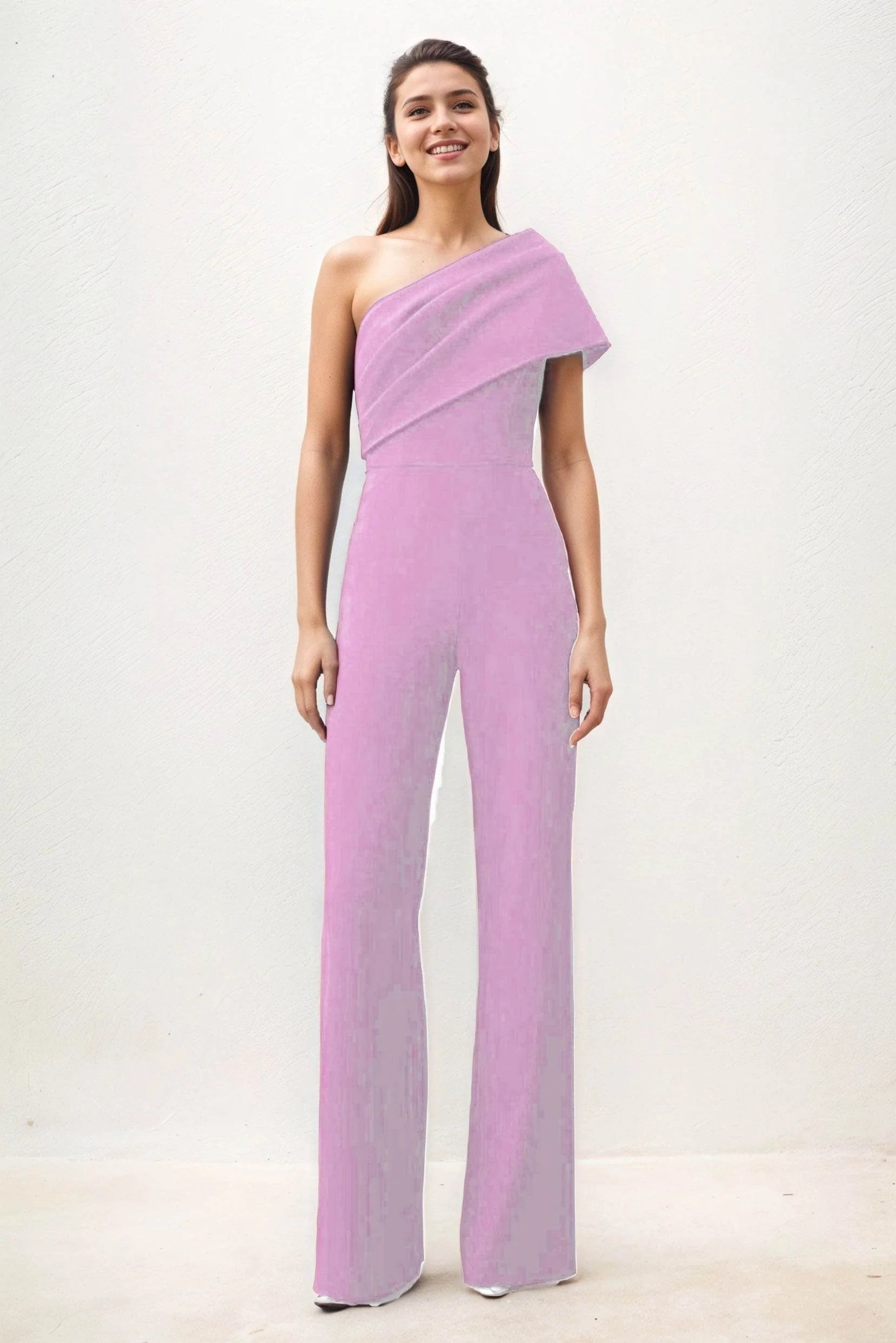 Jumpsuit Maxi Elastic Cloth Wedding Guest Dress CG0277
