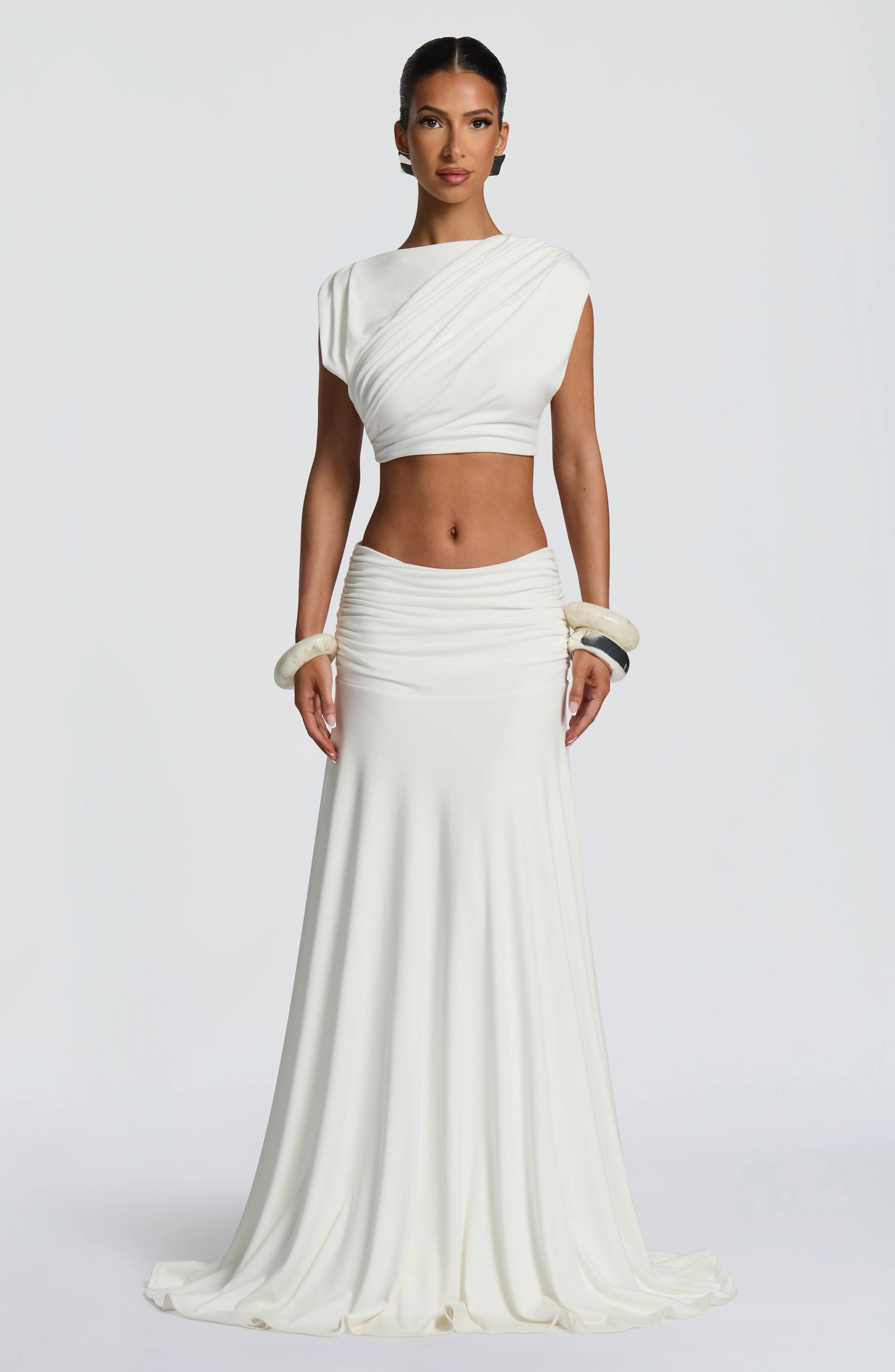 Paige Maxi Skirt - Ivory