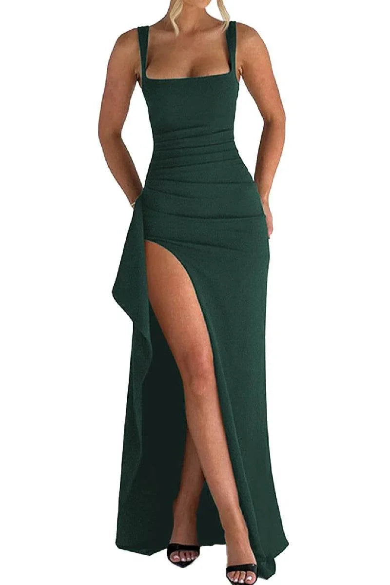 Sheath-Column Sweep-Brush Train Polyester Formal Evening Dresses B0F4DKFMQR