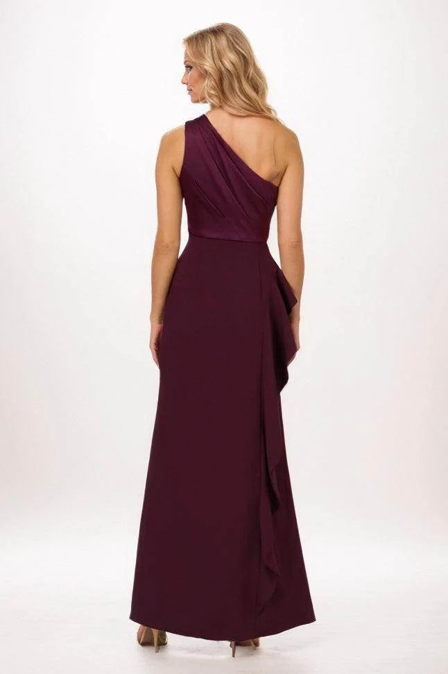 Sheath Maxi Luxe Satin Mother Of The Bride Dress CM0328