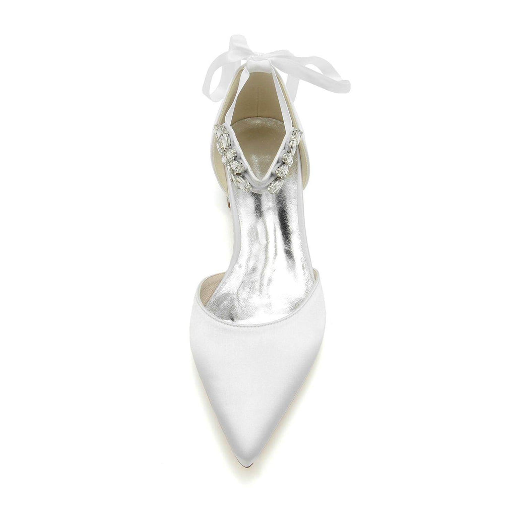 Flat Heel 2.5cm Silk-Like Shoes CK0364