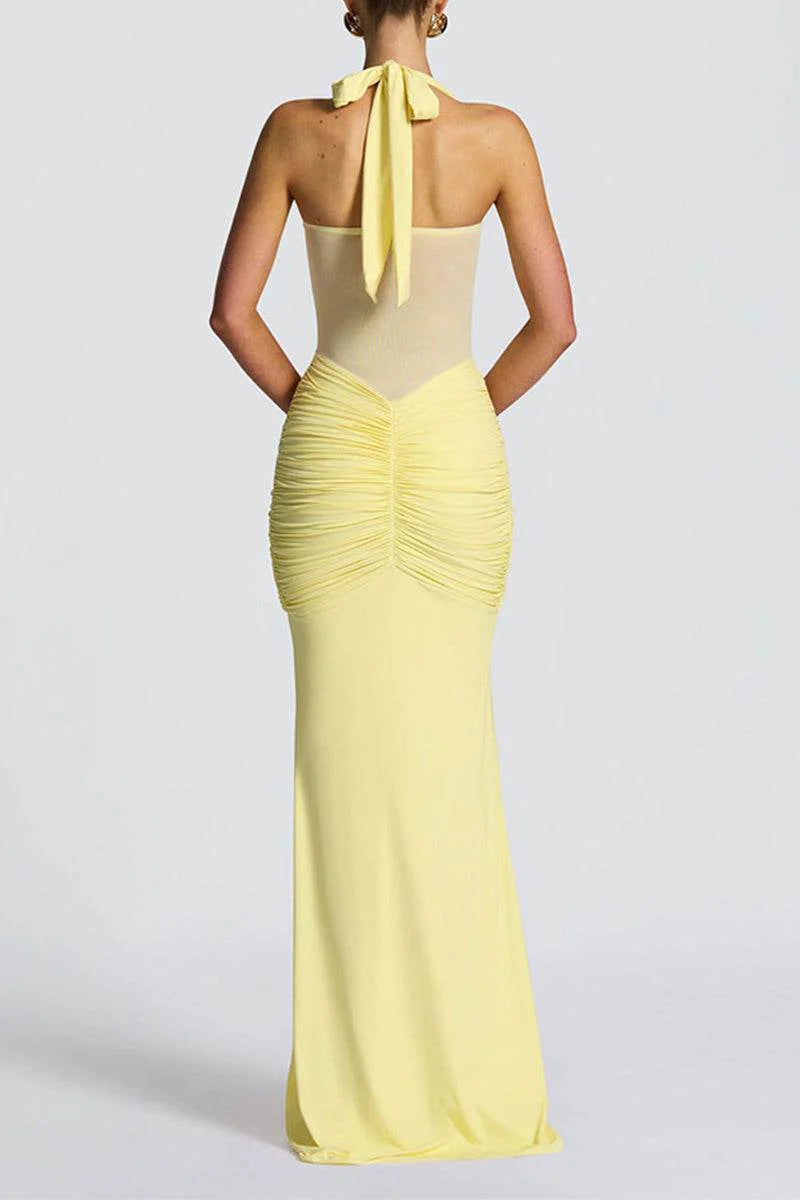 Trumpet-Mermaid Maxi Polyester Semi-Formal Dresses 949331507745