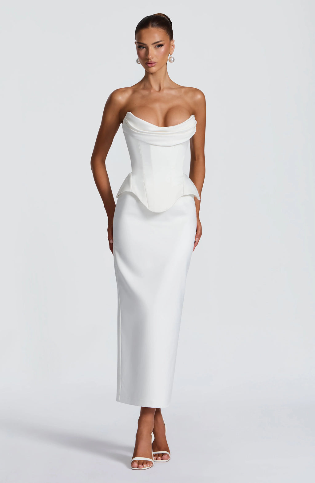 Calliope Midi Skirt - Ivory