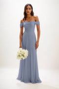 A-Line Maxi Chiffon Bridesmaid Dress CB0857