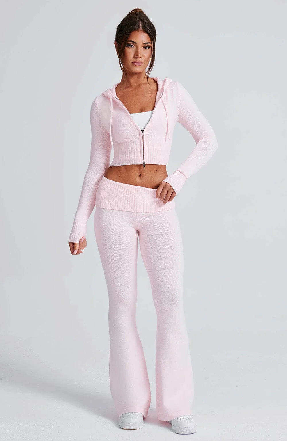 Portia Knit Pants - Pink